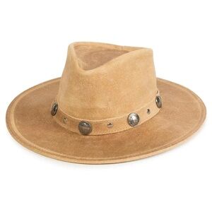 Minnetonka The OUTBACK Buffalo Nickel Hat, ruff distressed leather Unisex
